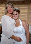 The bride and her proud Mom